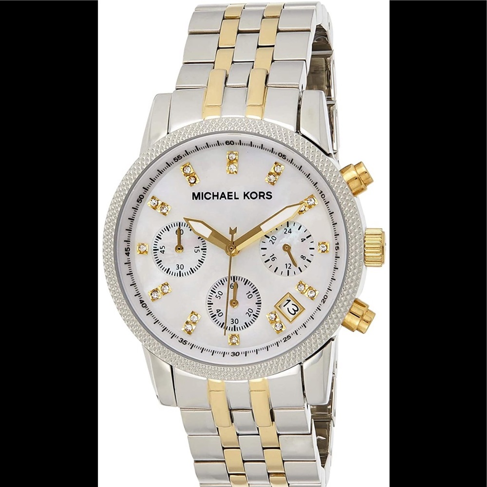 Michael Kors Silver and Gold Women's Watch